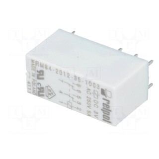 Relay: electromagnetic | DPDT | Ucoil: 3VDC | 8A/250VAC | 8A/24VDC | 8A