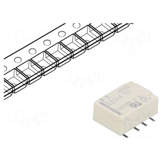 Relay: electromagnetic | DPDT | Ucoil: 4.5VDC | 2A | 0.3A/125VAC | THT