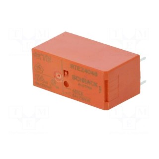 Relay: electromagnetic | DPDT | Ucoil: 48VDC | 8A | 8A/250VAC | 8A/30VDC