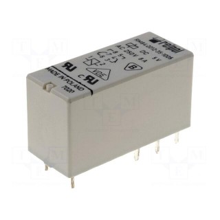 Relay: electromagnetic | DPDT | Ucoil: 5VDC | 8A/250VAC | 8A/24VDC | 8A