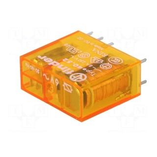 Relay: electromagnetic | DPDT | Ucoil: 6VAC | 8A/250VAC | 8A/30VDC