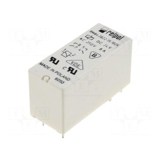 Relay: electromagnetic | DPST-NO | Ucoil: 24VDC | 8A | 8A/250VAC | PCB