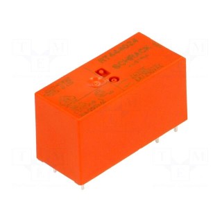 Relay: electromagnetic | DPST-NO | Ucoil: 24VDC | 8A | 8A/250VAC | PCB