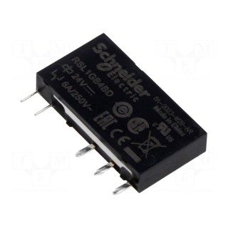 Relay: electromagnetic | SPDT | miniature | PCB,socket | Series: RSL