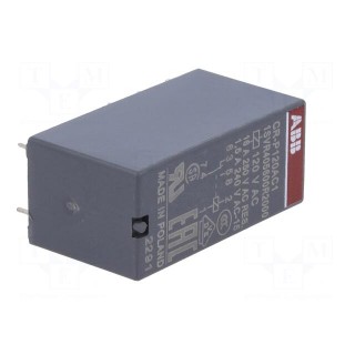 Relay: electromagnetic | SPDT | Ucoil: 120VAC | 16A | max.250VAC | PCB