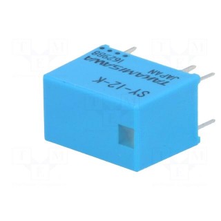 Relay: electromagnetic | SPDT | Ucoil: 12VDC | 2A | 0.5A/120VAC | PCB