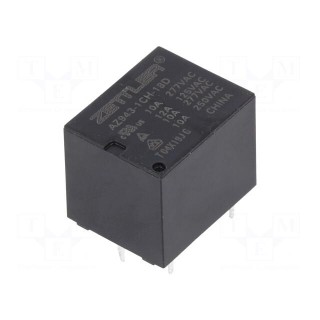 Relay: electromagnetic | SPDT | Ucoil: 18VDC | 15A | 10A/277VAC | PCB