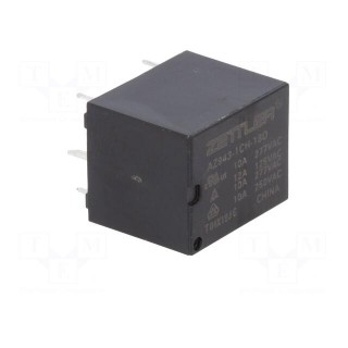 Relay: electromagnetic | SPDT | Ucoil: 18VDC | 15A | 10A/277VAC | PCB