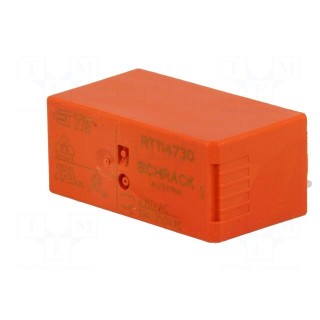 Relay: electromagnetic | SPDT | Ucoil: 230VAC | 12A/250VAC | 12A/24VDC