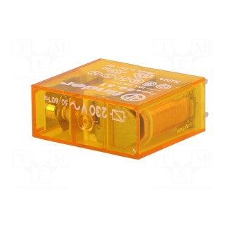 Relay: electromagnetic | SPDT | Ucoil: 230VAC | 10A/250VAC | 10A/30VDC