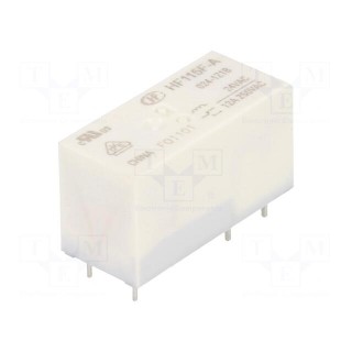 Relay: electromagnetic | SPDT | Ucoil: 24VAC | 12A | 12A/250VAC | PCB