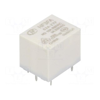 Relay: electromagnetic | SPDT | Ucoil: 24VDC | 10A | 10A/277VAC | PCB