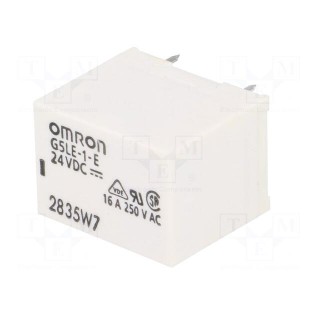 Relay: electromagnetic | SPDT | Ucoil: 24VDC | 16A/250VAC | max.250VAC