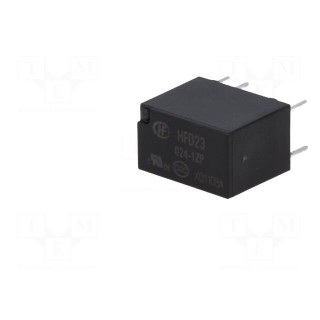 Relay: electromagnetic | SPDT | Ucoil: 24VDC | 2A | 0.5A/125VAC | PCB