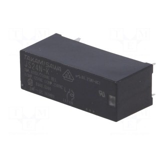 Relay: electromagnetic | SPDT | Ucoil: 24VDC | 8A | 8A/250VAC | 8A/24VDC