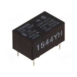 Relay: electromagnetic | SPDT | Ucoil: 24VDC | Icontacts max: 3A | PCB