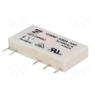 Relay: electromagnetic | SPDT | Ucoil: 24VDC | 6A/250VAC | 6A/30VDC