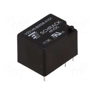 Relay: electromagnetic | SPDT | Ucoil: 48VDC | 7A/250VAC | 7A/24VDC | 7A