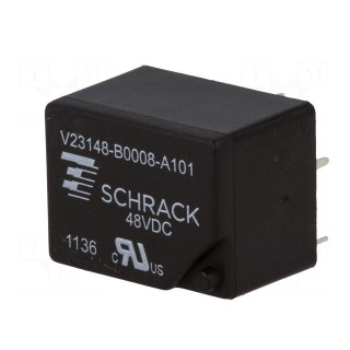 Relay: electromagnetic | SPDT | Ucoil: 48VDC | 7A/250VAC | 7A/24VDC | 7A