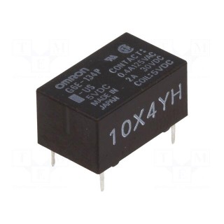 Relay: electromagnetic | SPDT | Ucoil: 5VDC | Icontacts max: 3A | PCB