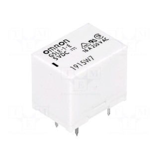 Relay: electromagnetic | SPDT | Ucoil: 5VDC | Icontacts max: 16A | PCB