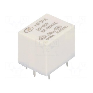 Relay: electromagnetic | SPST-NO | Ucoil: 12VDC | 10A/277VAC | 15A