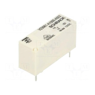 Relay: electromagnetic | SPST-NO | Ucoil: 12VDC | 8A/240VAC | 8A/30VDC