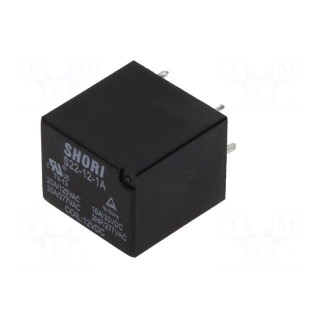 Relay: electromagnetic | SPST-NO | Ucoil: 12VDC | 17A/277VAC | 450mW