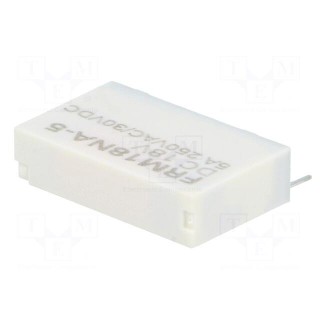 Relay: electromagnetic | SPST-NO | Ucoil: 18VDC | 5A/250VAC | 5A/30VDC