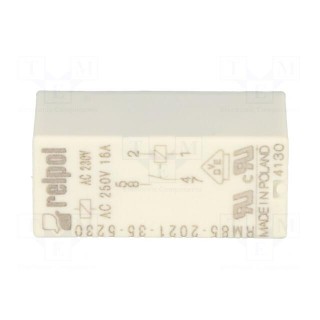 Relay: electromagnetic | SPST-NO | Ucoil: 230VAC | 16A/250VAC | IP67