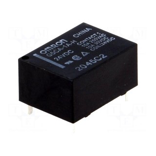 Relay: electromagnetic | SPST-NO | Ucoil: 24VDC | 10A/250VAC | 150mW