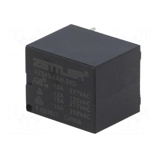 Relay: electromagnetic | SPST-NO | Ucoil: 24VDC | 15A | 10A/277VAC