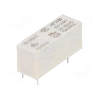 Relay: electromagnetic | SPST-NO | Ucoil: 24VDC | 10A | 10A/250VAC