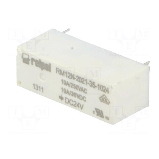 Relay: electromagnetic | SPST-NO | Ucoil: 24VDC | 8A/250VAC | 8A/28VDC