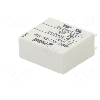 Relay: electromagnetic | SPST-NO | Ucoil: 24VDC | 16A | 16A/250VAC