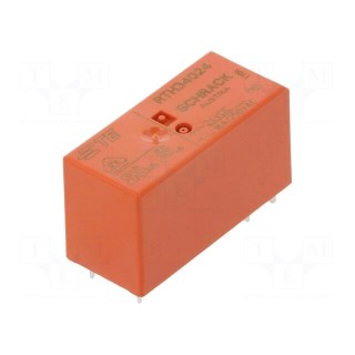 Relay: electromagnetic | SPST-NO | Ucoil: 24VDC | 16A/250VAC | 16A