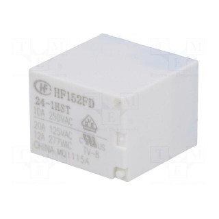 Relay: electromagnetic | SPST-NO | Ucoil: 24VDC | 20A | 20A/125VAC
