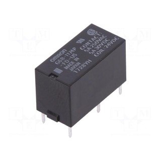 Relay: electromagnetic | SPST-NO | Ucoil: 24VDC | 5A/250VAC | 5A/30VDC