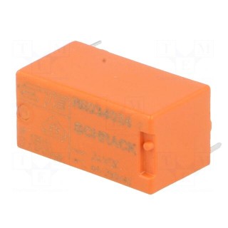 Relay: electromagnetic | SPST-NO | Ucoil: 24VDC | 6A | 6A/250VAC | PCB