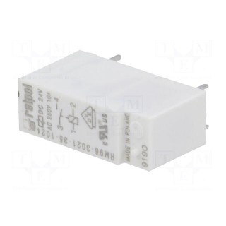 Relay: electromagnetic | SPST-NO | Ucoil: 24VDC | 8A | 8A/250VAC | PCB