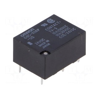 Relay: electromagnetic | SPST-NO | Ucoil: 24VDC | 10A/250VAC