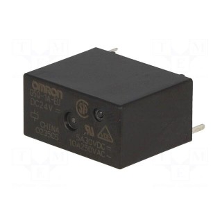 Relay: electromagnetic | SPST-NO | Ucoil: 24VDC | 10A/250VAC | 200mW