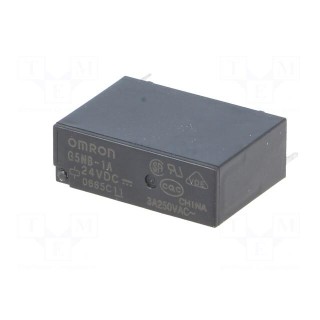 Relay: electromagnetic | SPST-NO | Ucoil: 24VDC | 3A/125VAC | 3A/30VDC