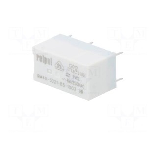 Relay: electromagnetic | SPST-NO | Ucoil: 3VDC | 8A/250VAC | 8A/30VDC