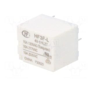 Relay: electromagnetic | SPST-NO | Ucoil: 48VDC | 15A | 10A/277VAC