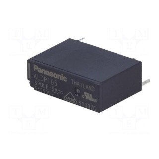 Relay: electromagnetic | SPST-NO | Ucoil: 5VDC | 5A/277VAC | 3A/30VDC
