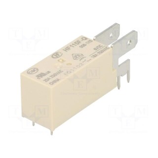 Relay: electromagnetic | SPST-NO | Ucoil: 6VDC | 20A | 20A/250VAC | PCB