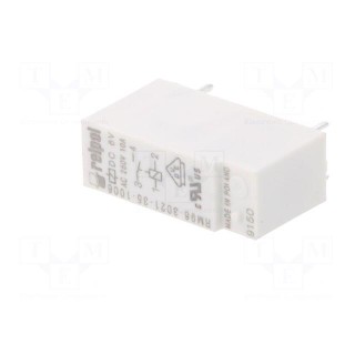 Relay: electromagnetic | SPST-NO | Ucoil: 6VDC | 8A | 8A/250VAC | PCB