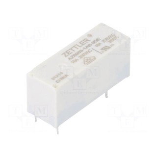 Relay: electromagnetic | SPST-NO | Ucoil: 9VDC | 10A | 10A/250VAC | PCB
