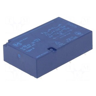 Relay: electromagnetic | SPST-NO x4 + SPST-NC x2 | Ucoil: 12VDC | 6A